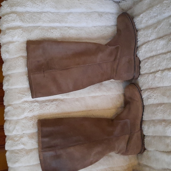 Kickers leather knee high boots - Picture 2 of 4